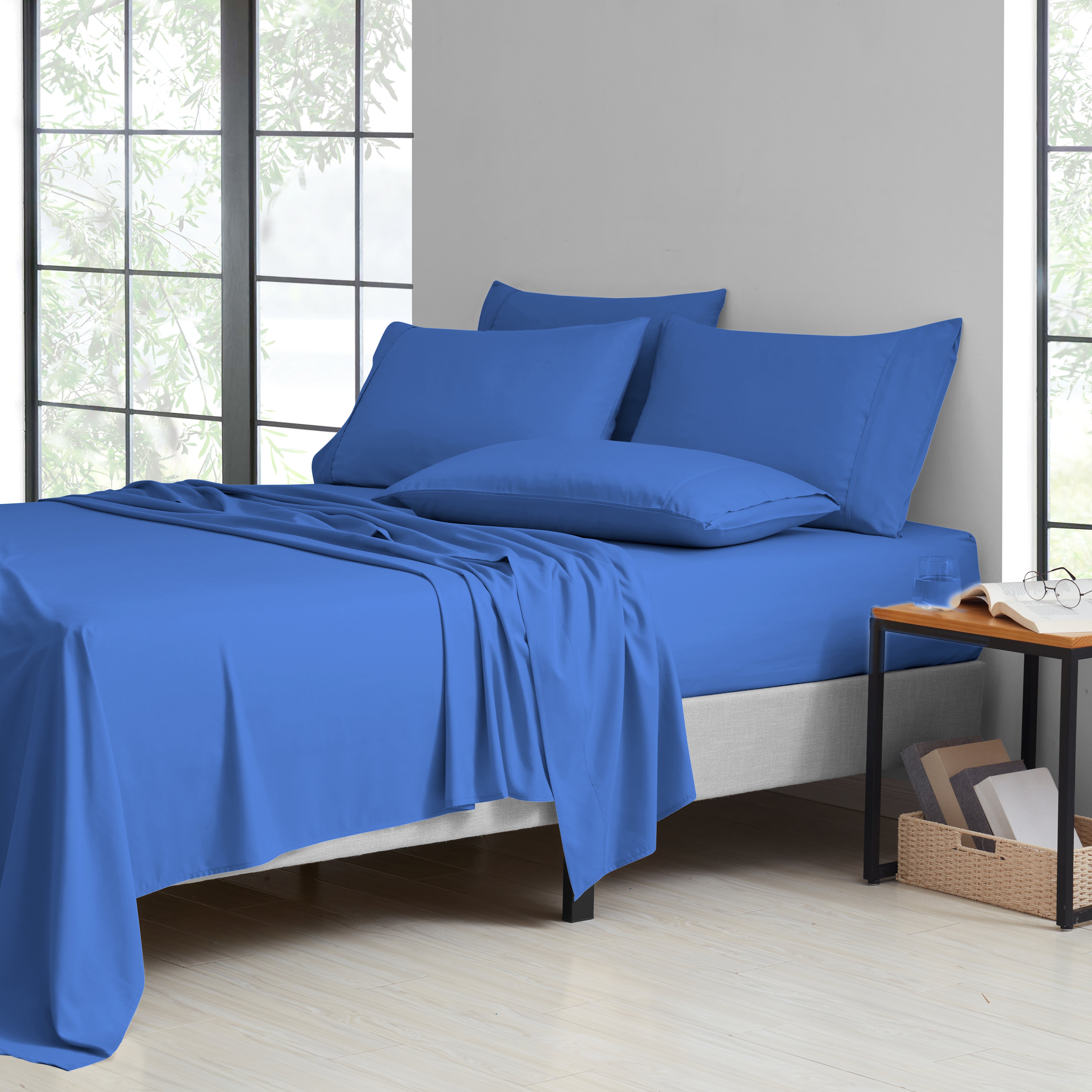  Bed Bath Fashions Bamboo 2000 Count 6-Piece Luxury Sheet Set - Full - Bonton