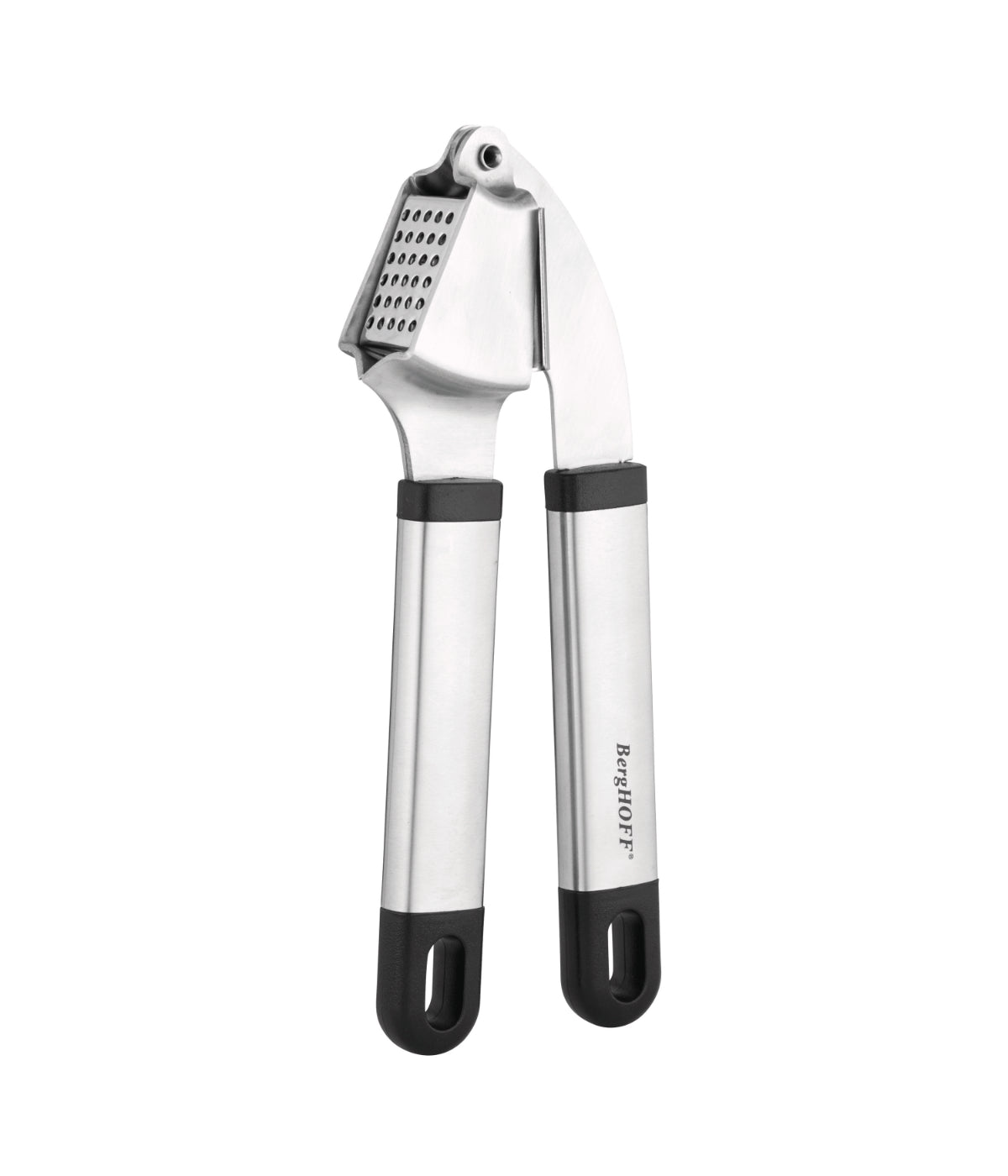  BergHOFF Essentials Stainless Steel & Black Garlic Press - Silver, Black - Bonton