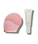 LUCE Facial Cleansing Brush & Aloe Vera Gel Face Wash Pink