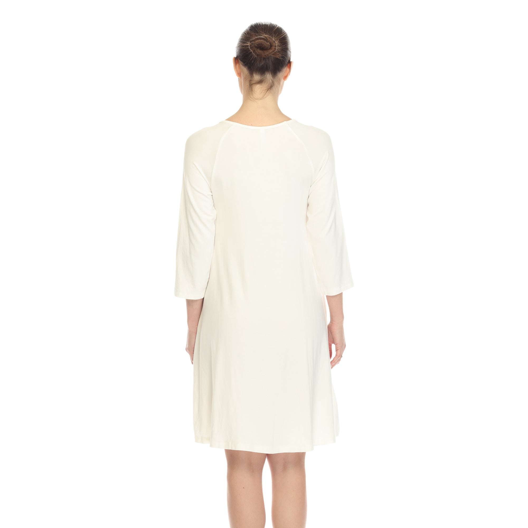  White Mark Women's Criss Cross Neckline Swing Midi Dress - XL - Bonton