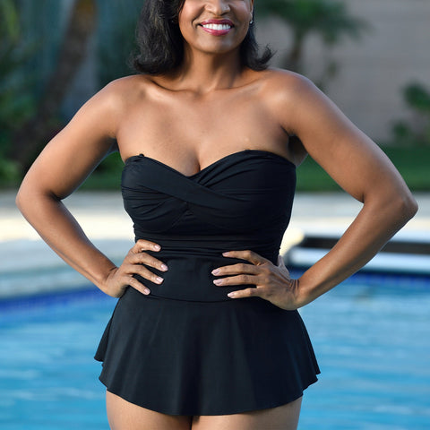 InstantFigure Skirted One Piece Swimsuit 13556P