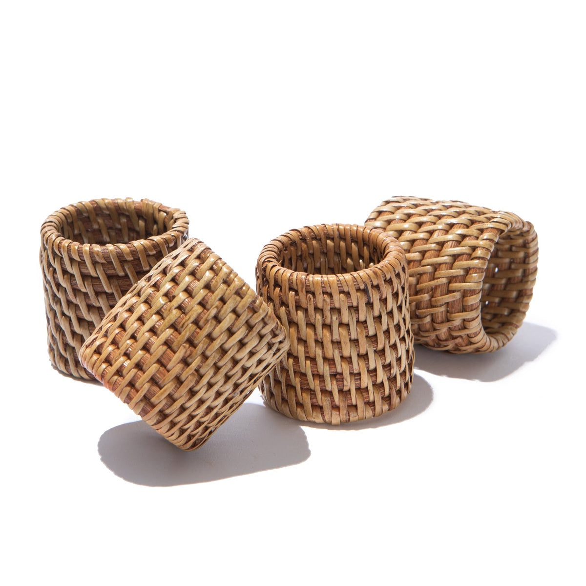  Caravan Everyday Natural Napkin Ring - Set of 4 - Default Title - Bonton