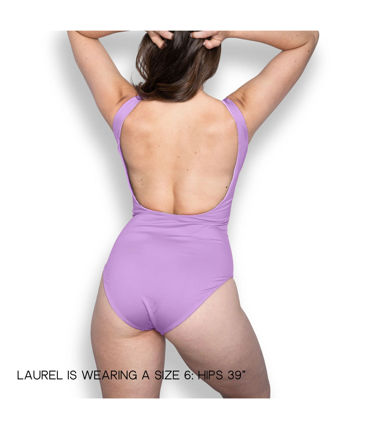  Sunset Vibes Swimwear Plus Joaquina One Piece Low Back Reversible Swimsuit - Lavender & Black - Bonton