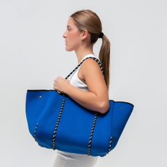 Flap Crossbody + Everyday Tote - Royal Blue