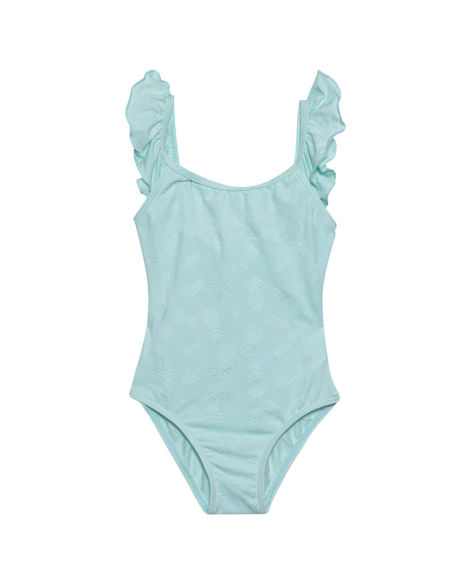  Gottex Kids Pineapple Round Neck One Piece Swimsuit - GOTTEX KIDS PINEAPPLE PISTACHIO - Bonton