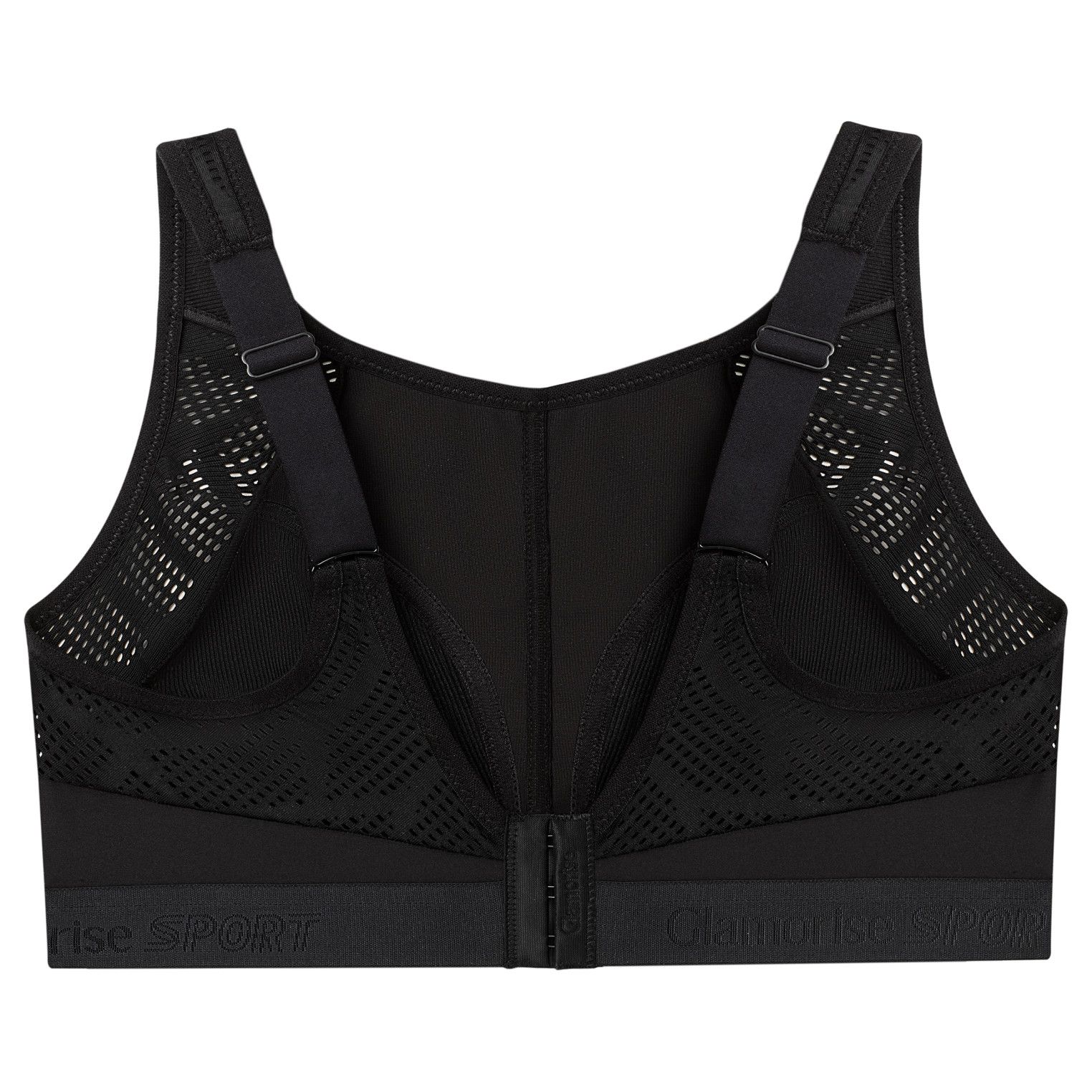  Glamorise No-Sweat Mesh Sports Bra - CafÃ© - Bonton