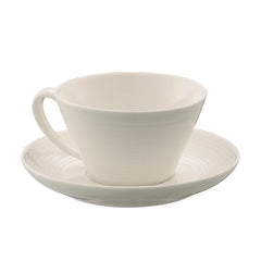 Ripple Teacup & Saucer 4 Piece