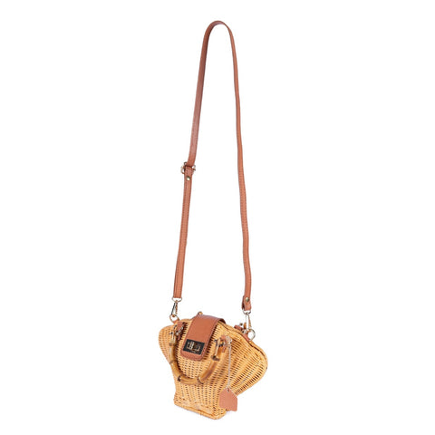 Jelavu Maree Bamboo Women Crossbody Bag - Tan / One Size