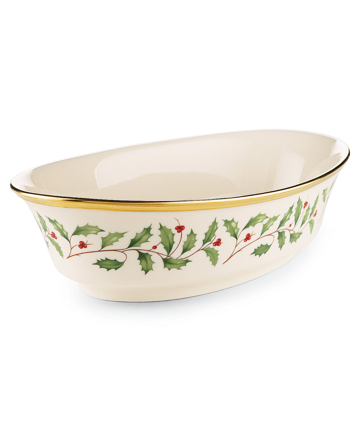  Lenox Holiday Open Vegetable Bowl - Ivory - Bonton