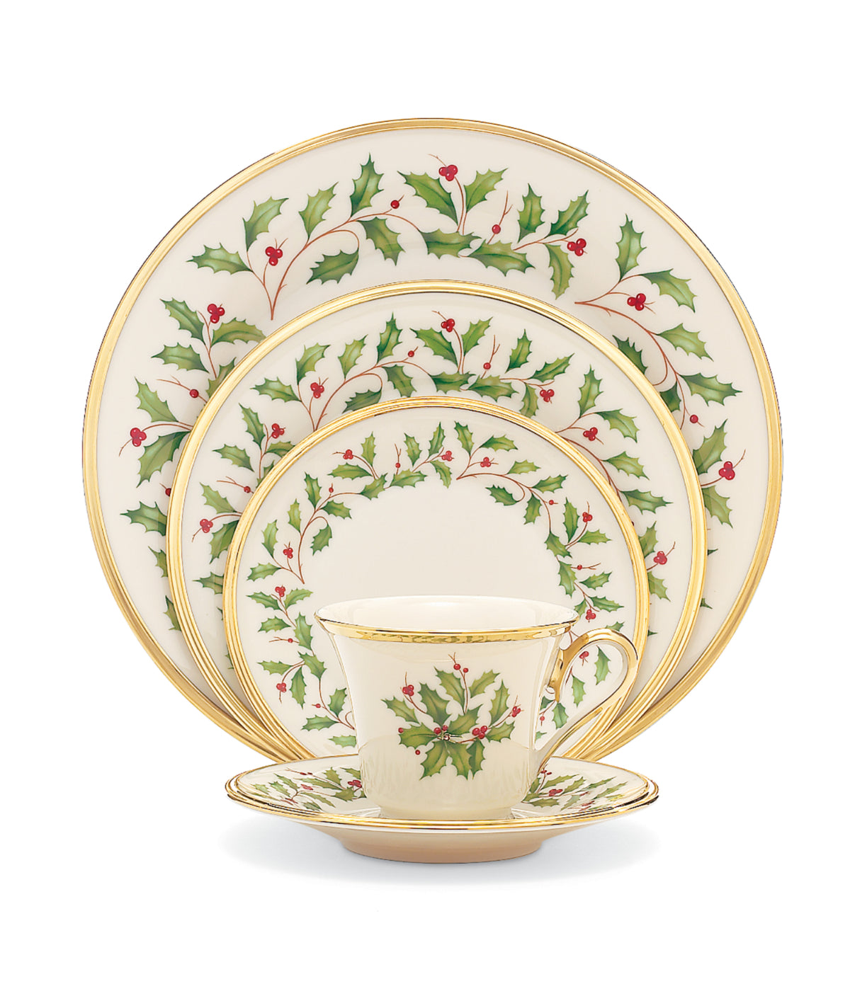  Lenox Holiday 5 Pps - Ivory - Bonton