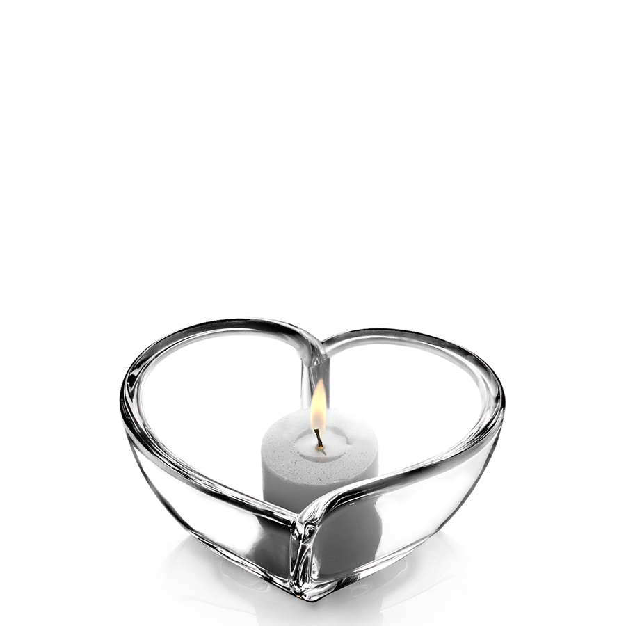  Orrefors Heart Bowl Votive Small - Clear - Bonton