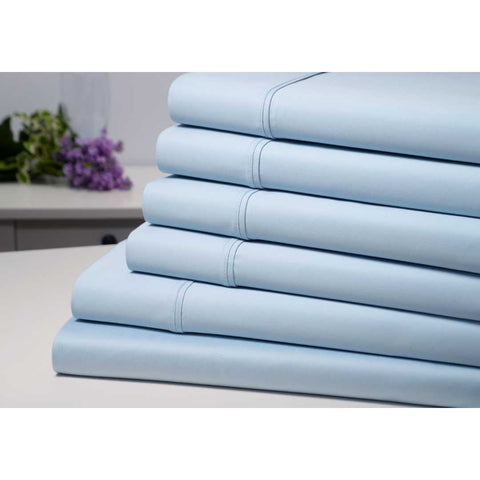 Kathy Ireland 1500 Thread Count Bamboo Cotton 6 Pc Sheet Set