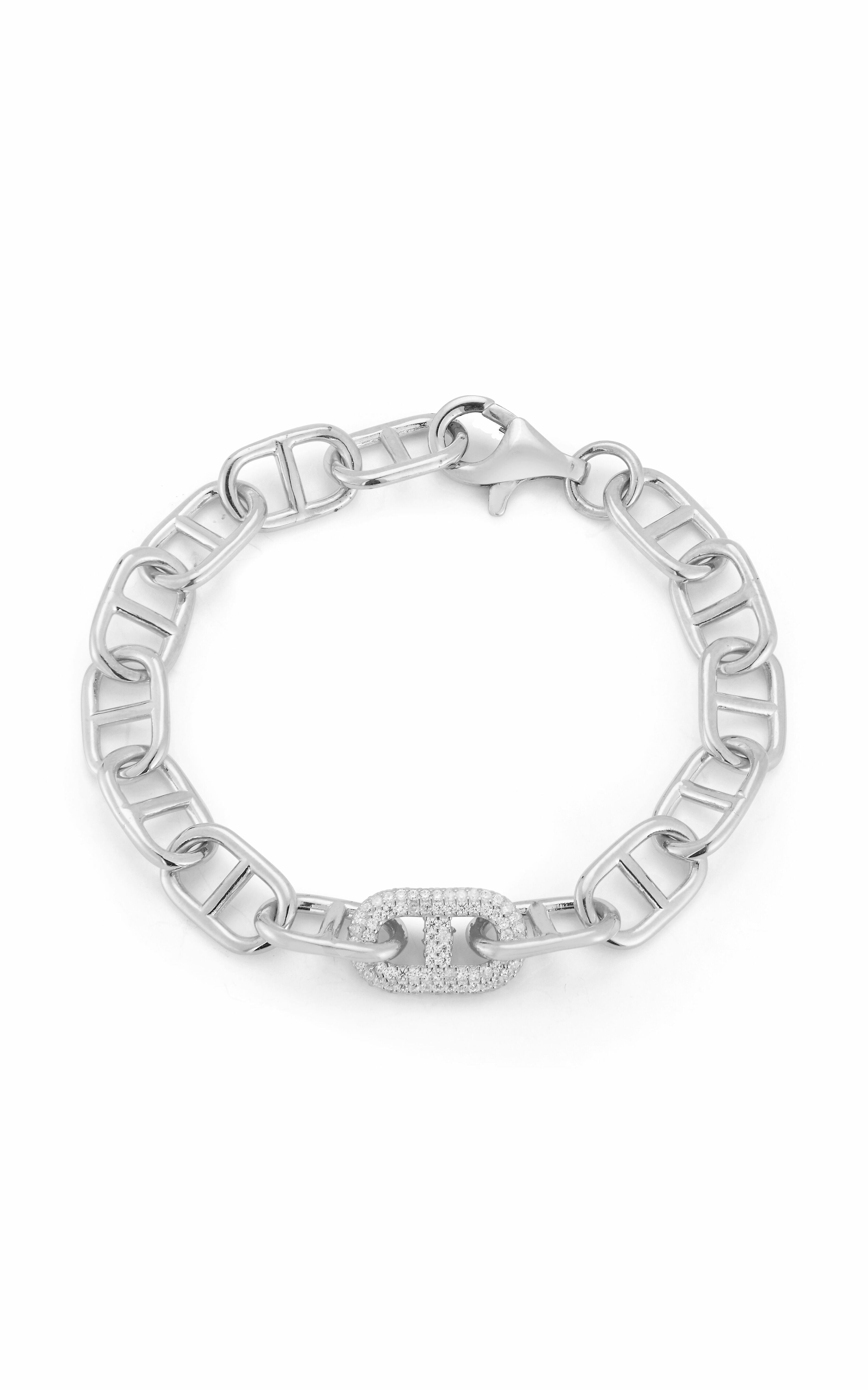  Relativity Bold Mariner Link Bracelet - Silver - Bonton