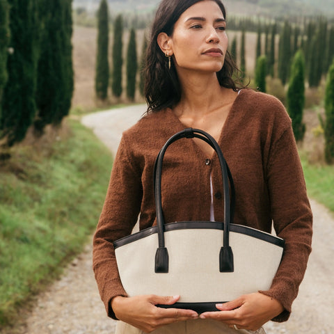 Tavo Tote - Canvas & Leather