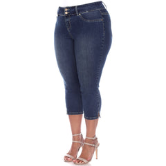 Plus Size Capri Jeans