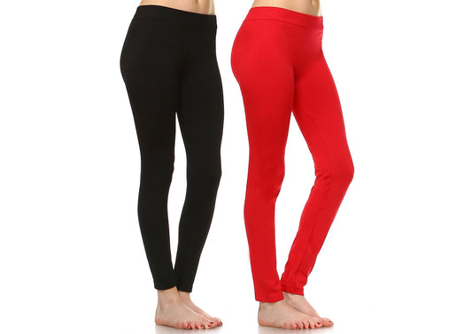 Pack of 2 Solid Leggings