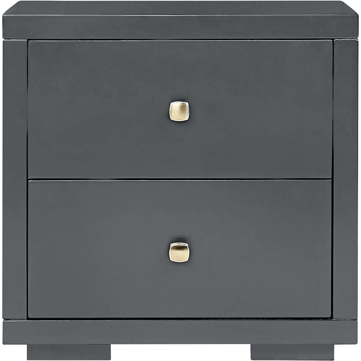  Wood Nightstand - Black - Bonton