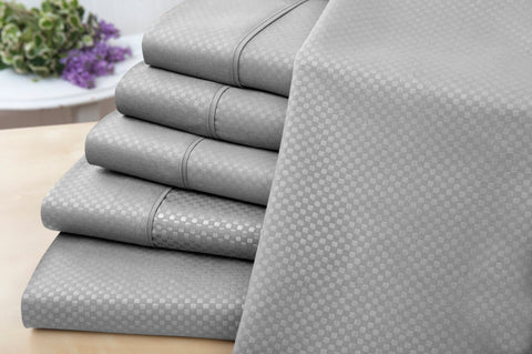US Army 6 Piece Embossed Microfiber Check Sheet Set.
