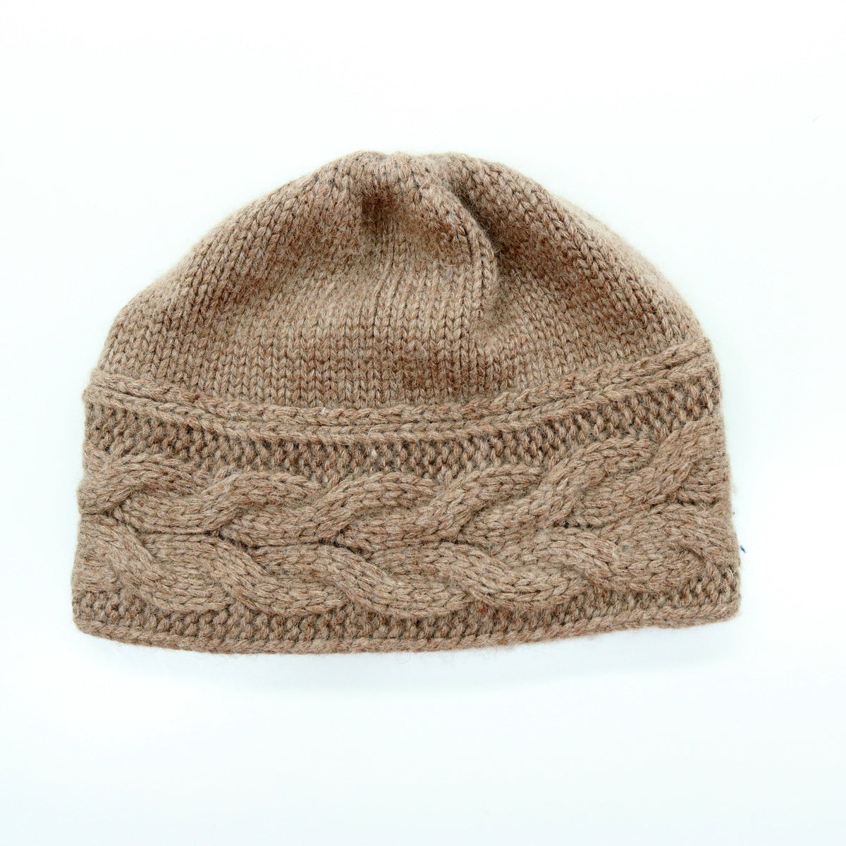  Portolano BEANIE in CABLES DESIGN - BABY PINK - Bonton