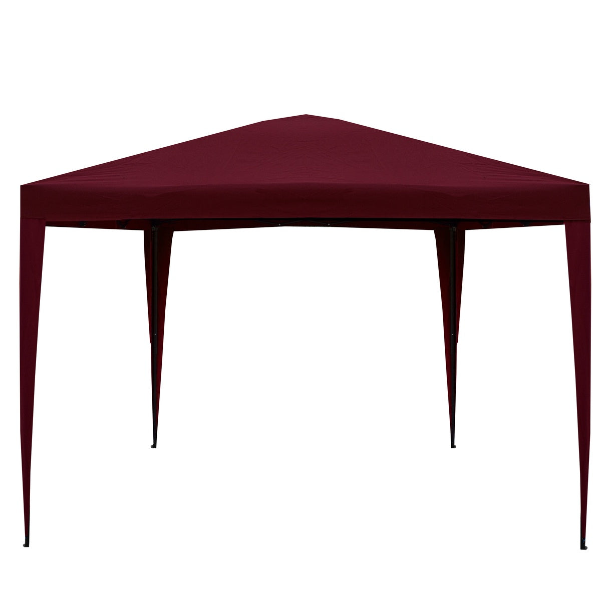  Northlight 10' X 10' Burgundy Pop-Up Outdoor Canopy Gazebo - Burgundy - Bonton