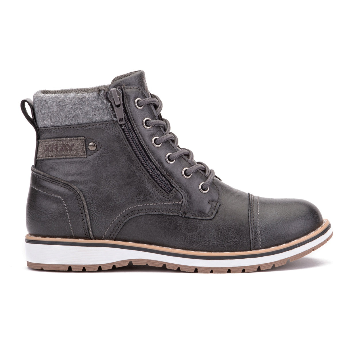  Xray Footwear Xray Footwear Boy's Youth Finley Ankle Boots - GREY - Bonton