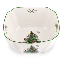 Christmas Tree Large Square Bowl