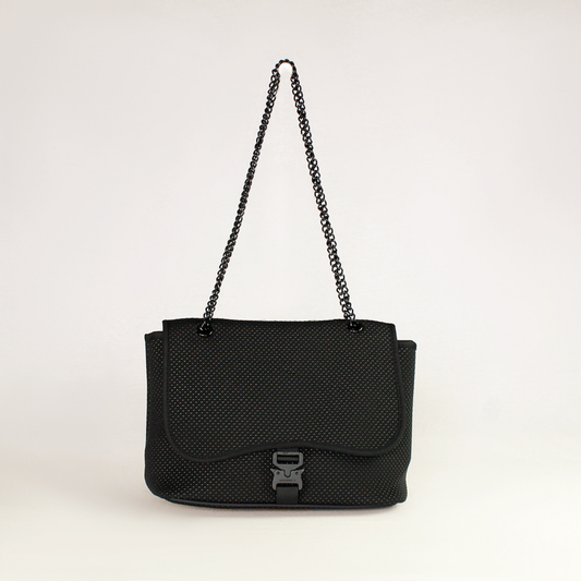 Flap Crossbody + Everyday Tote - Black