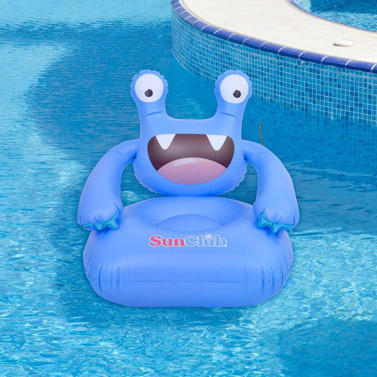 Monster Inflatable Poolside Childrens Chair - 24" - Blue