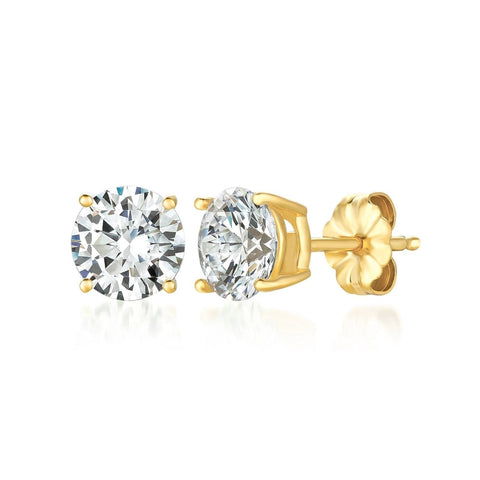 1.5ct Brilliant Stud Earrings in Gold