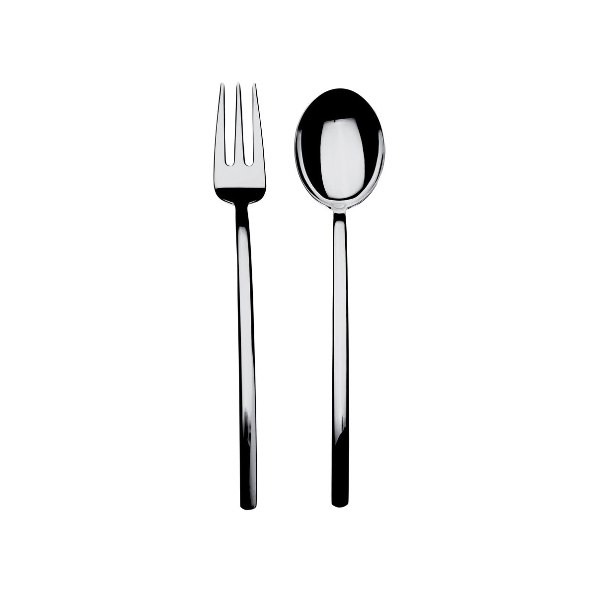  Mepra Due Serving Set - Silver - Bonton