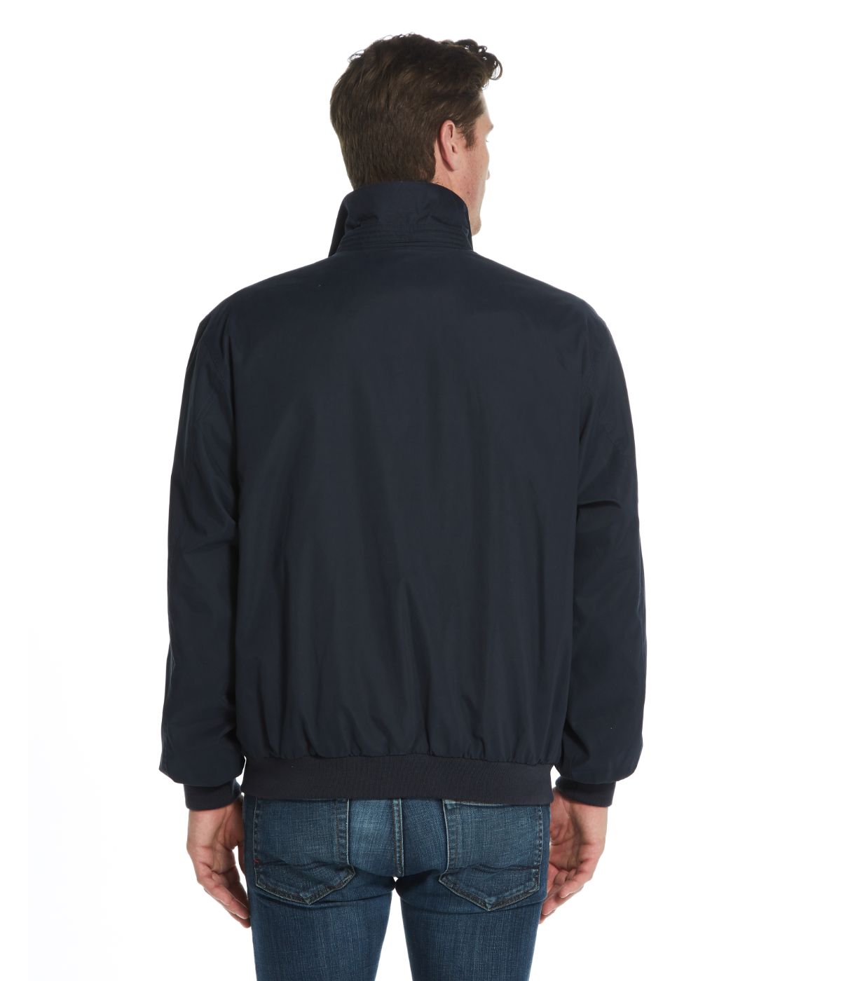  Weatherproof Men's Microfiber Golf Jacket - Navy - Bonton