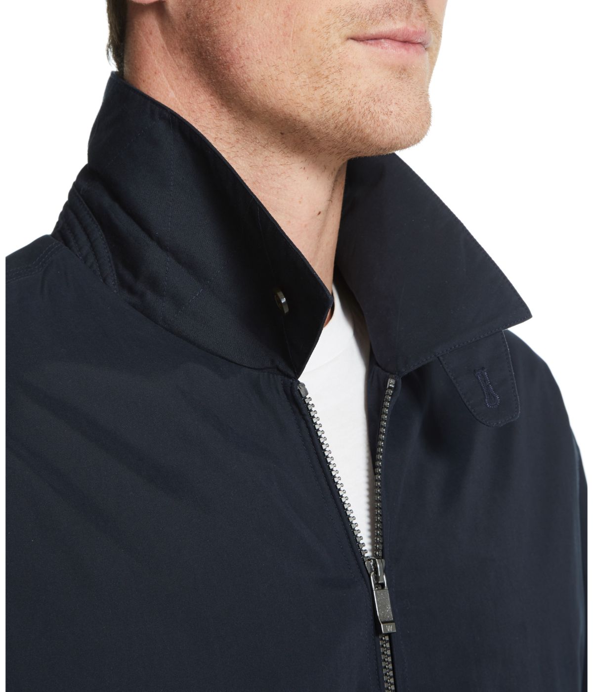  Weatherproof Men's Microfiber Golf Jacket - Navy - Bonton