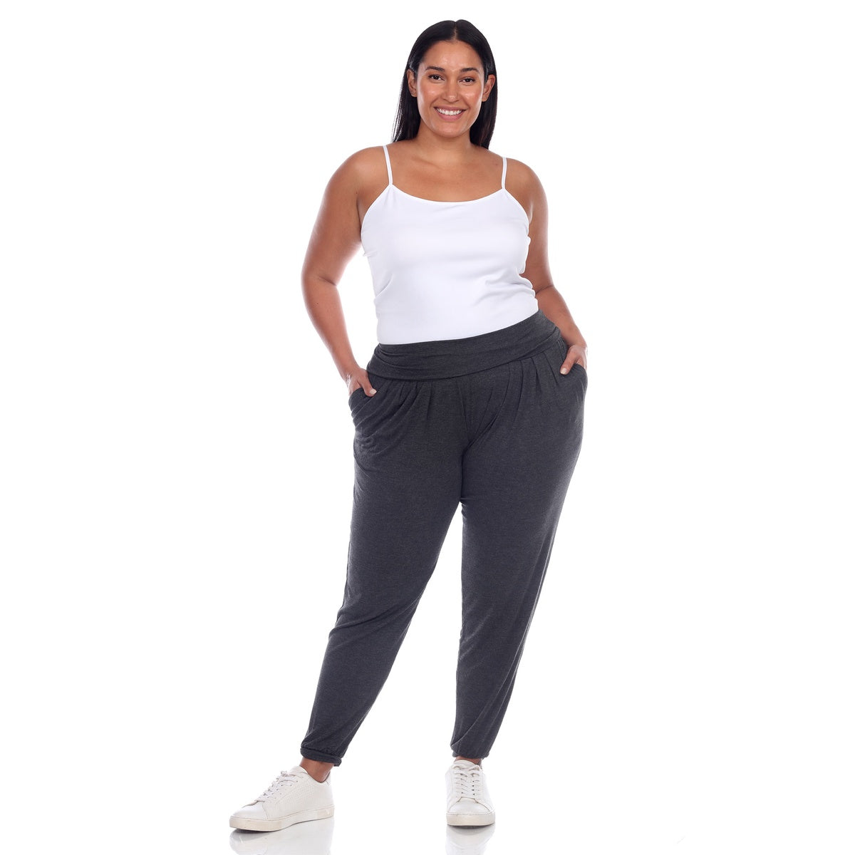  White Mark Plus Harem Pants - 3x - Bonton