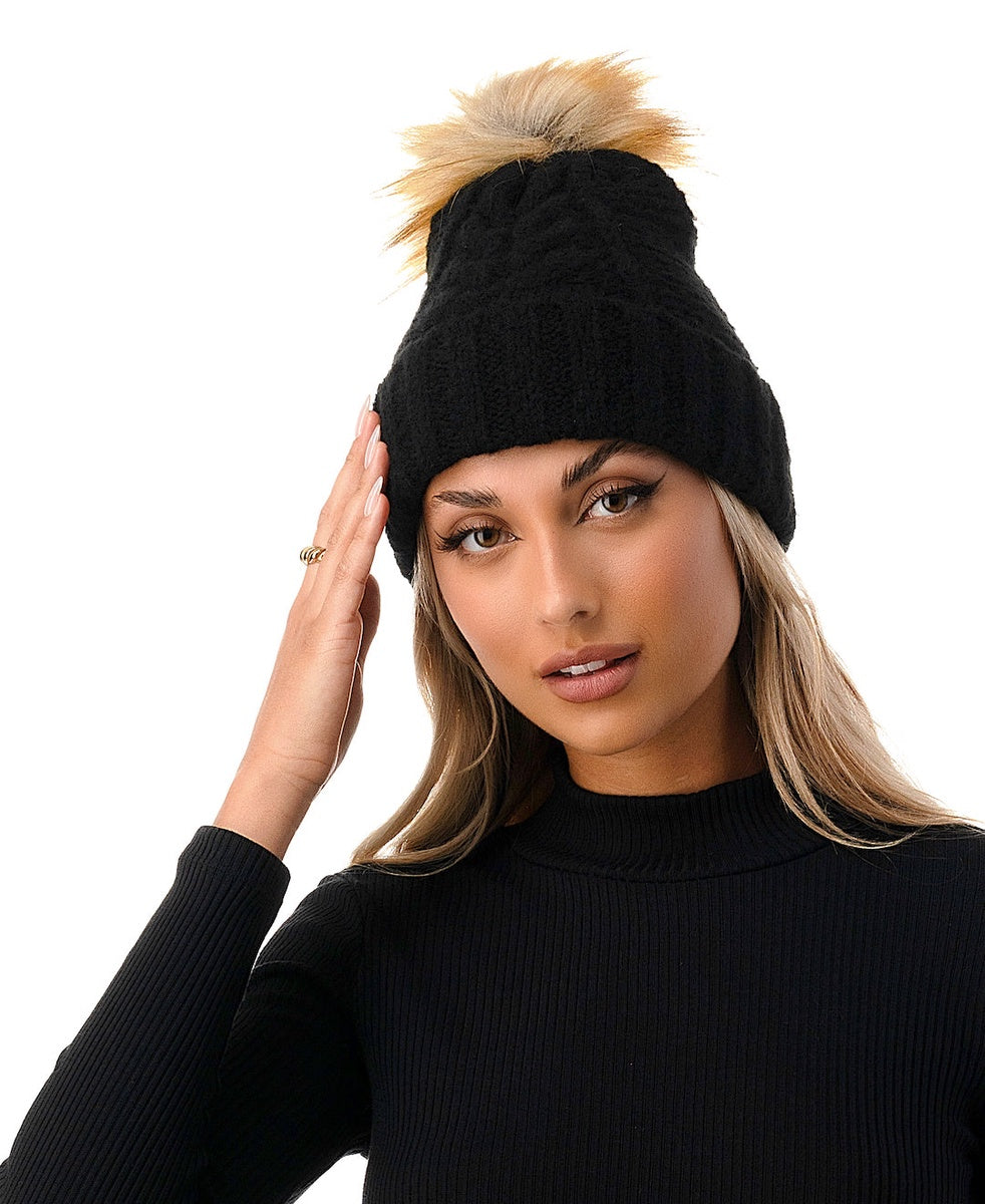  Marcus Adler The Aria Beanie - Black - Bonton