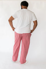 Wellington Red Gingham Menâ€™s Pajamas