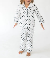 Kidâ€™s Classic Dots Long Sleeve Shirt & Pant Lounge Set