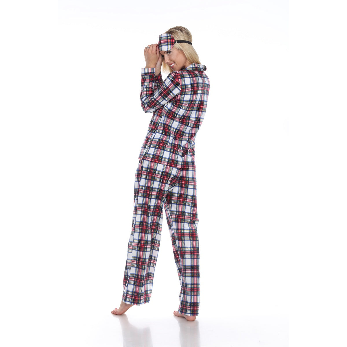  White Mark Women's Three Piece Pajama Set - S - Bonton