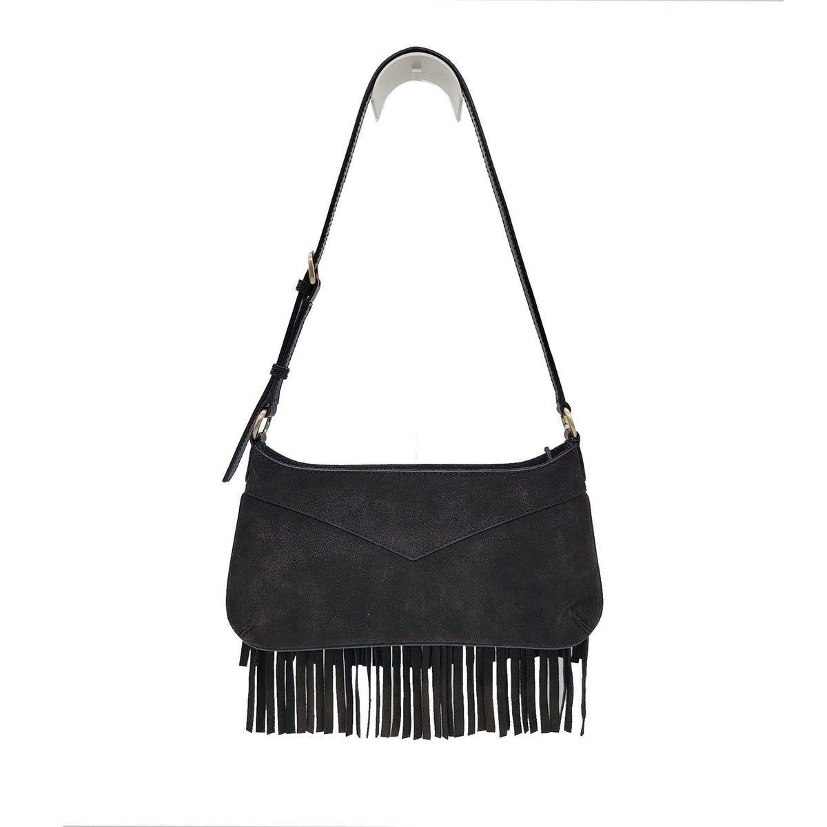  Oryany Moroccan Fringe Shoulder - Dark Chocolate - Bonton