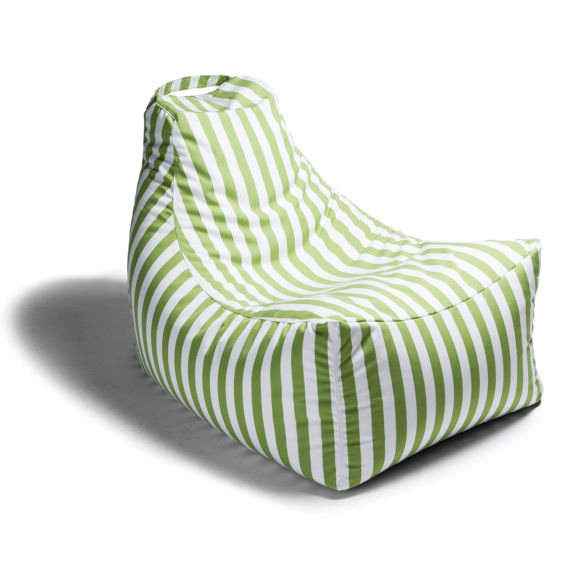  Jaxx Juniper Outdoor Bean Bag Patio Chair - Lime Striped - Bonton