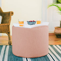 Spring Outdoor Ottoman / Side Table