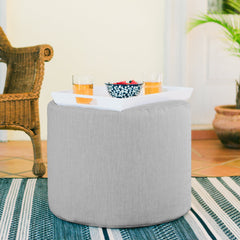 Spring Outdoor Ottoman / Side Table