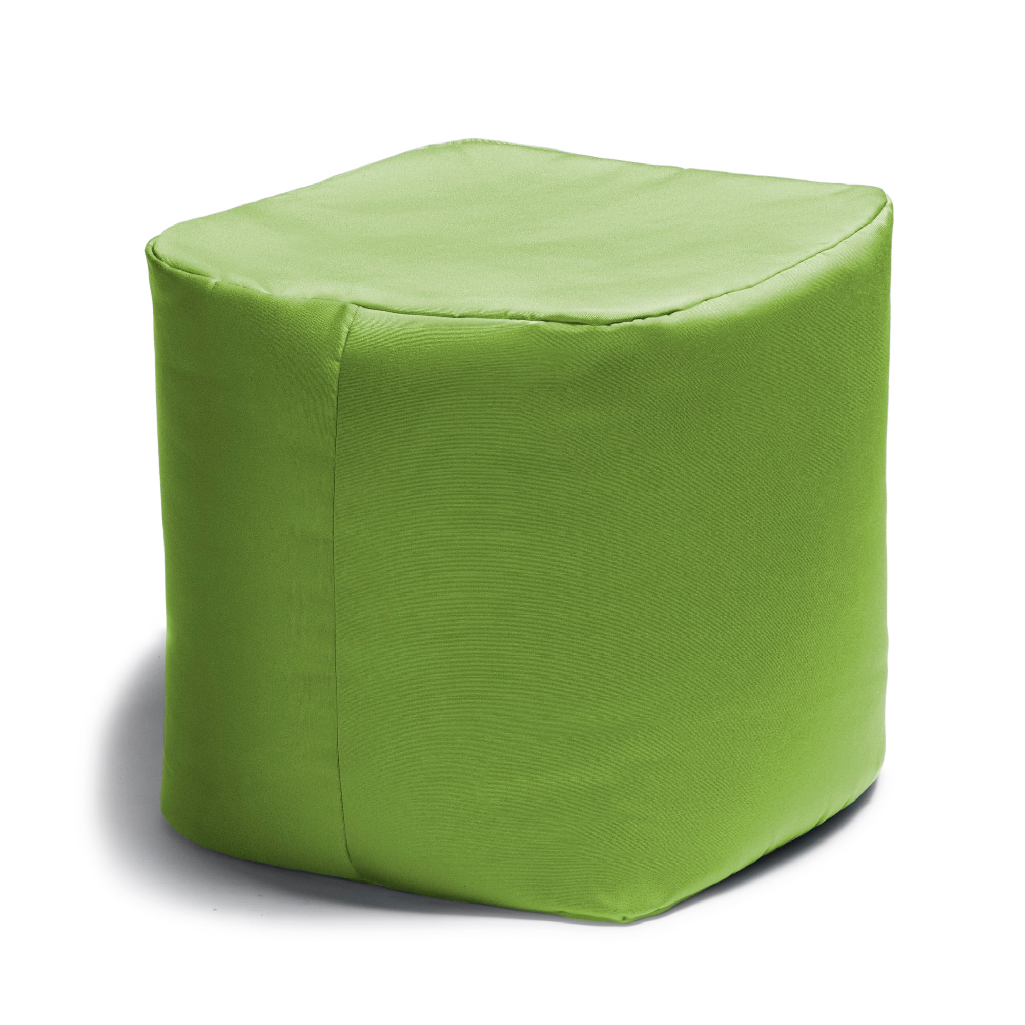  Jaxx Luckie Outdoor Patio Bean Bag Ottoman - Lime - Bonton