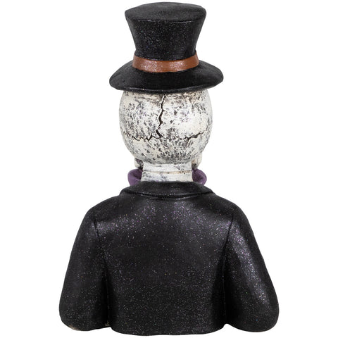 LED Lighted Skeleton With Jack-O-Lantern Halloween Decoration - 23.5"