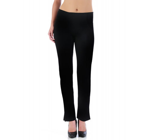 InstantFigure Straight Leg Pant With Slit 16801M