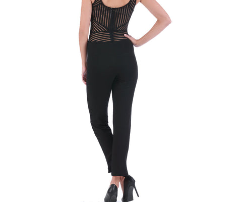 InstantFigure Straight Leg Pant With Slit 16801M