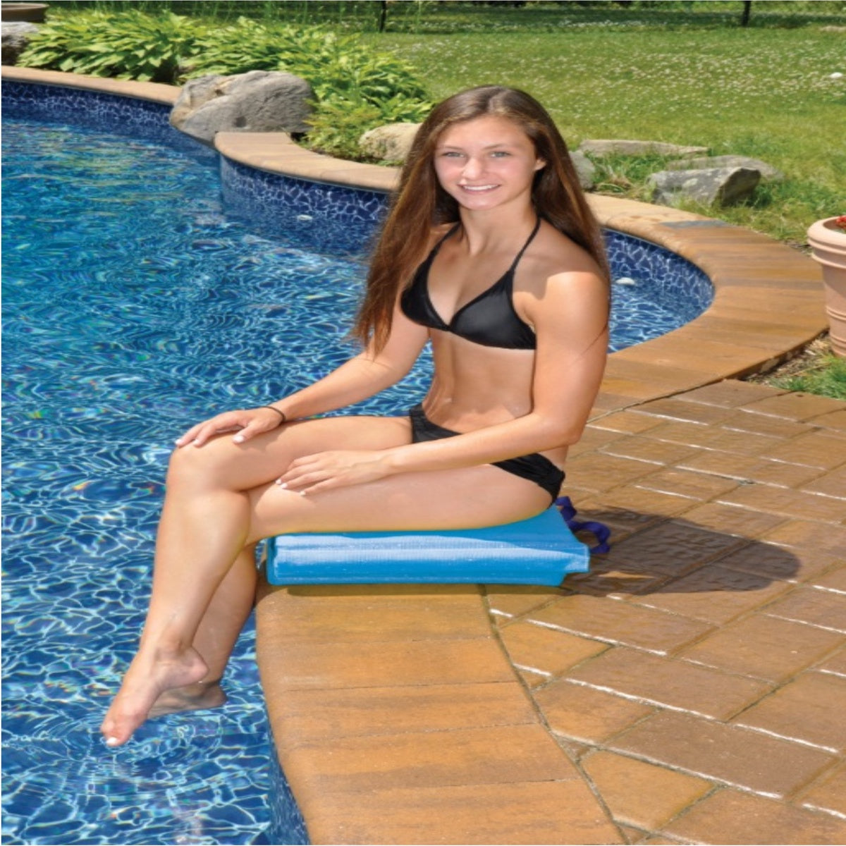  Swim Central Foldable Flip and Float Swimming Pool Lounger Raft - 47