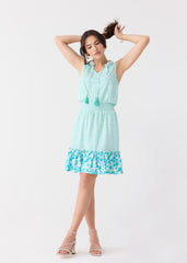 Rosemary Beach Smocked Waist Dress