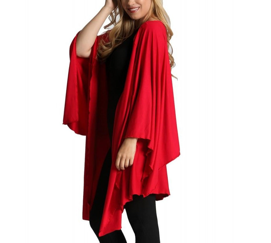  InstantFigure InstantFigure InstaWrap Versatile Short Shahl With Arm Holes 169COMT - Black - Bonton