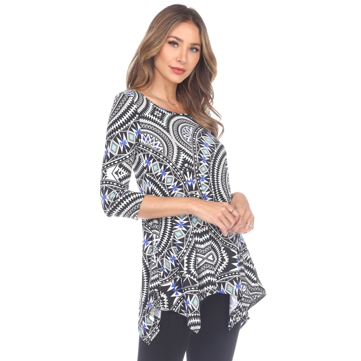  White Mark Women's Maji Tunic Top - S - Bonton