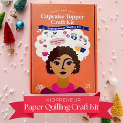 Kidpreneur Paper Quilling Flower Craft Kit